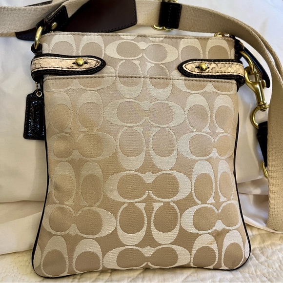 Coach Crossbody Purse with Python details - Picture 4 of 16
